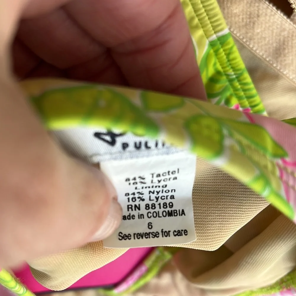 Lilly Pulitzer White Label San Diego Zoo Print Tankini Top and Bottom 2 Peice💕 - Picture 8 of 9